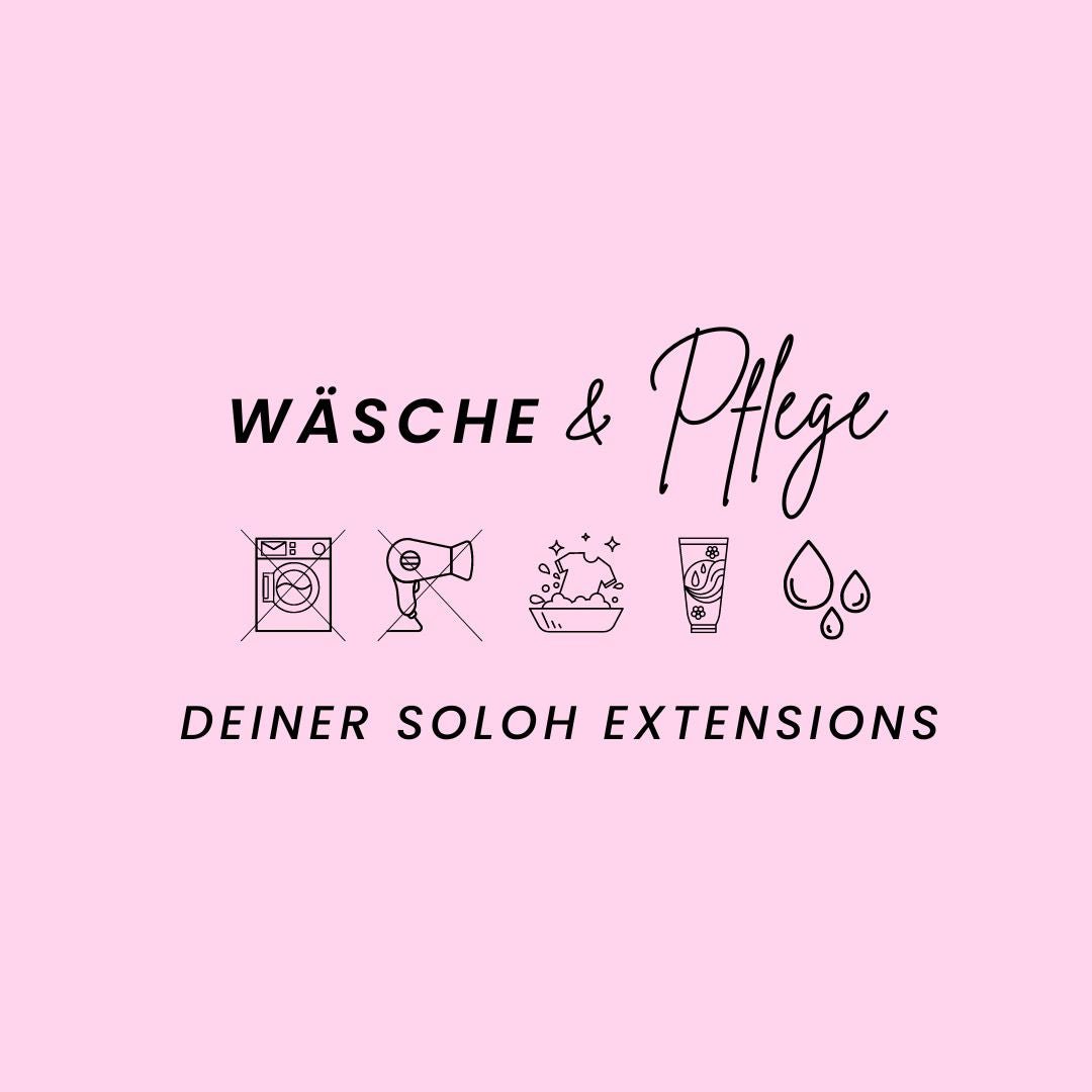Wäsche | Pflege deiner Extensions - SOLOH