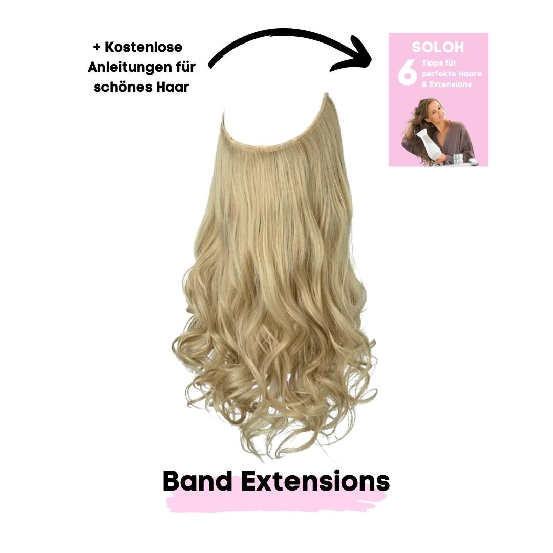 Haar Extensions 2.0 | Mit Band & Clip | 40Cm 50Cm 60Cm - SOLOH