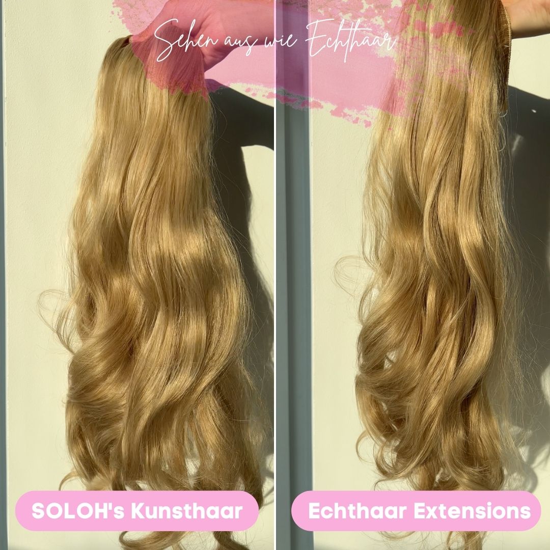 Haar Extensions 2.0 | Mit Band & Clip | 40Cm 50Cm 60Cm - SOLOH