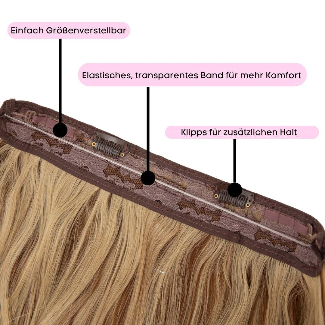 Haar Extensions 2.0 | Mit Band & Clip | 40Cm 50Cm 60Cm - SOLOH