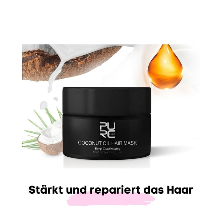 Coconut Oil - Haarmaske (für glänzend weiches Haar) - SOLOH